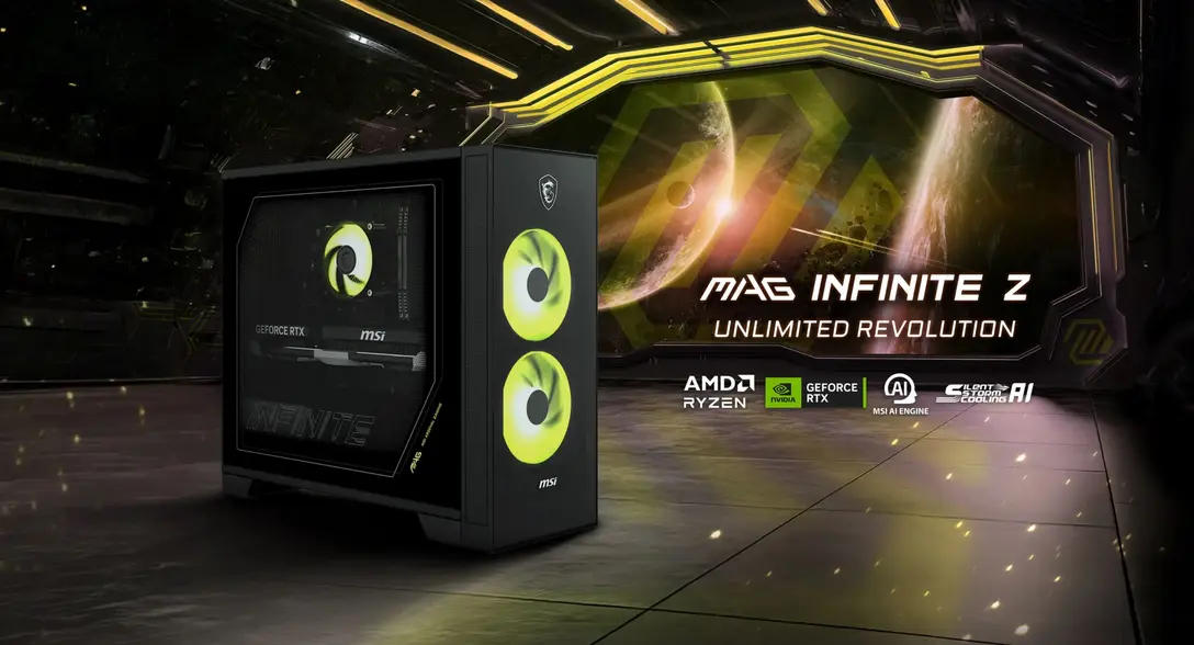 MSI MAG Infinite Z 8B: RTX 5070 Ti и &laquo;Silent Storm Cooling AI&raquo; в компактном корпусе для максимального охлаждения