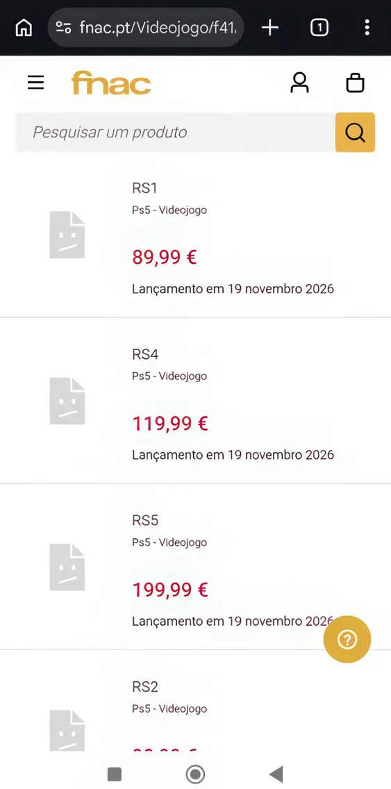 Опасения по поводу цены GTA 6 растут: утечка SKU из FNAC указывает на 90 евро за базовую версию и 119,99 евро за Premium Edition накануне старта предзаказов