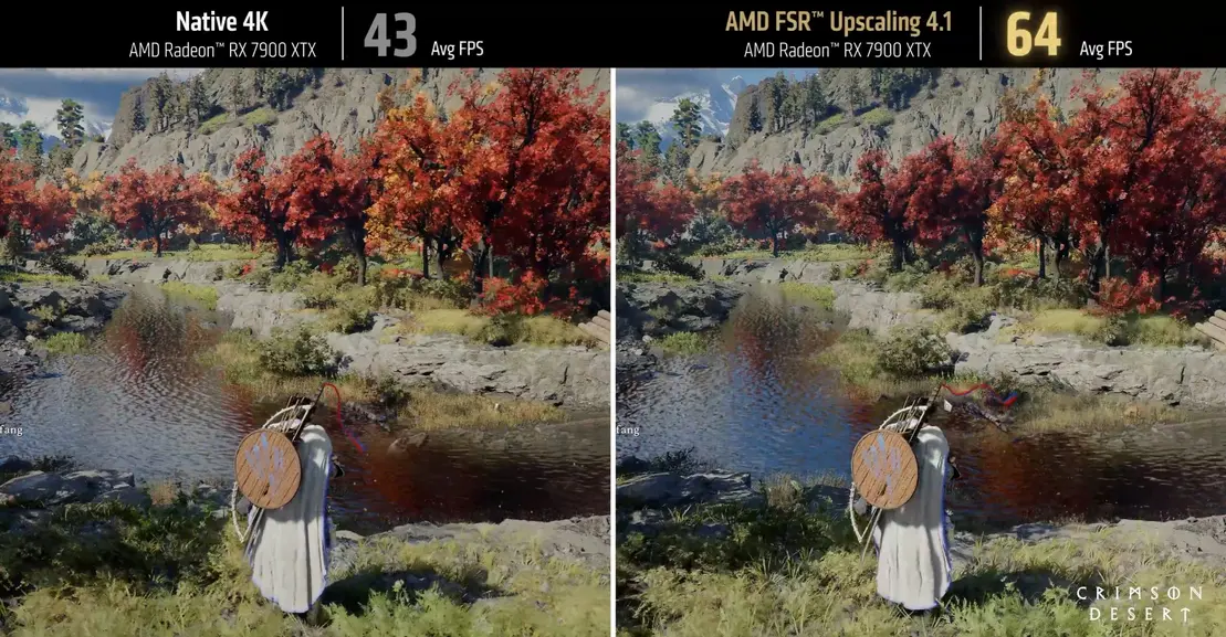 AMD выпустила FSR 4.1 для видеокарт RX 7000: легкая ML-модель для iGPU на базе RDNA 3 и RDNA 3.5