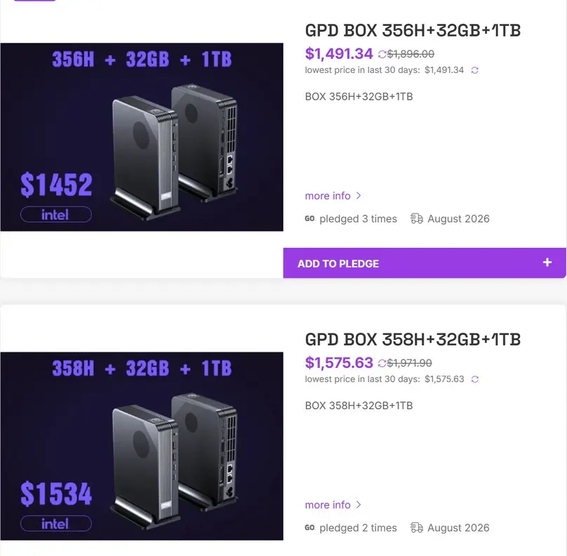 GPD представляет мини-ПК GPD BOX по цене от 1491 доллара: компания заявляет, что это первый в мире мини-ПК с интерфейсом «MCIO 8i»