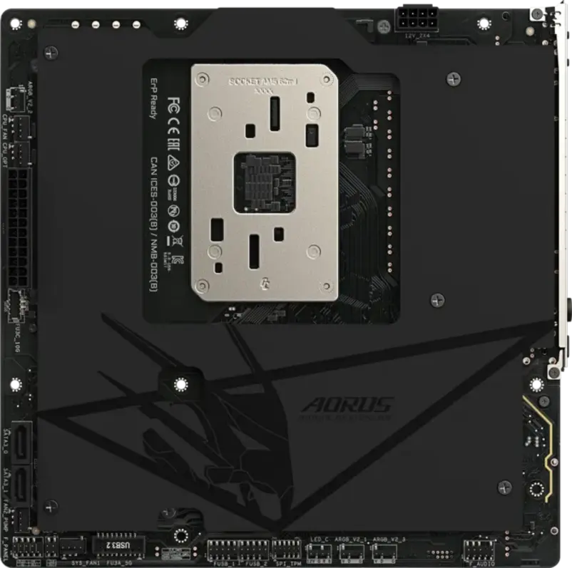 Тихая премьера: GIGABYTE B850M AORUS Stealth с разъемами сзади