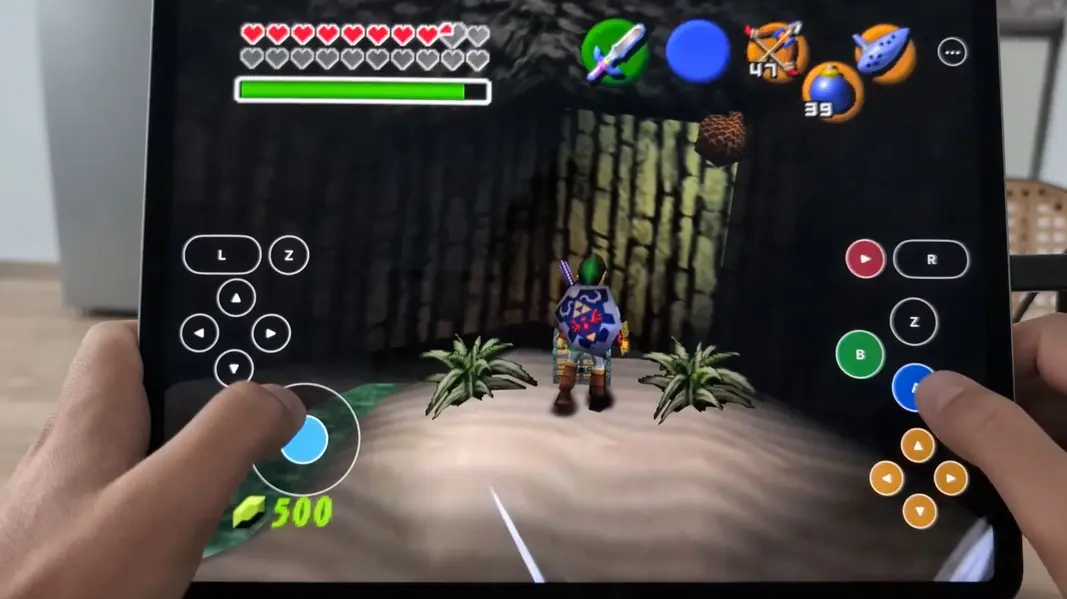 &laquo;The Legend of Zelda: Ocarina of Time&raquo; успешно портирована на iPadOS &mdash; без ограничений Nintendo 64 по разрешению и FPS, и всё это благодаря AI