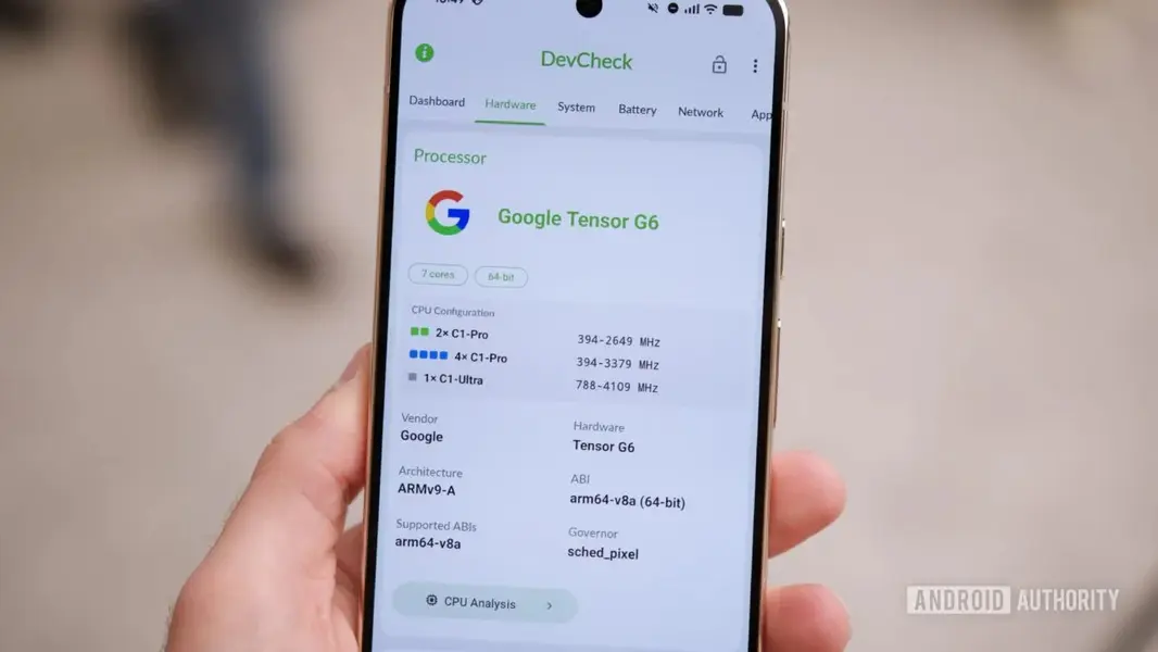 Tensor G6 может выпускаться по устаревшему техпроцессу, а не по 2-нм техпроцессу TSMC; Google не даёт никаких подтверждений, кроме процентных улучшений.