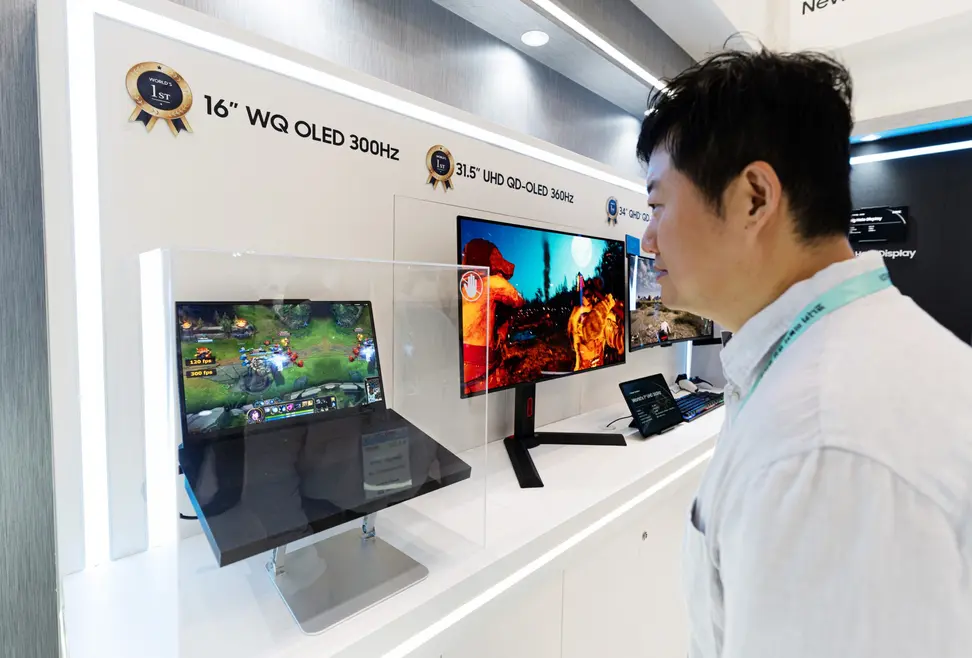 Samsung разгоняет игровые &laquo;OLED&raquo;-дисплеи для ноутбуков до 300 Гц, выводя высокочастотные экраны на новый уровень