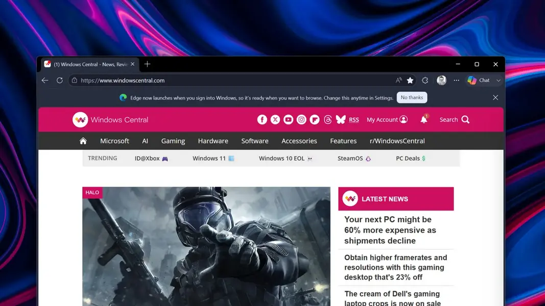 Microsoft тестирует новый способ сделать Edge браузером по умолчанию в Windows 11 в обход Chrome и Firefox