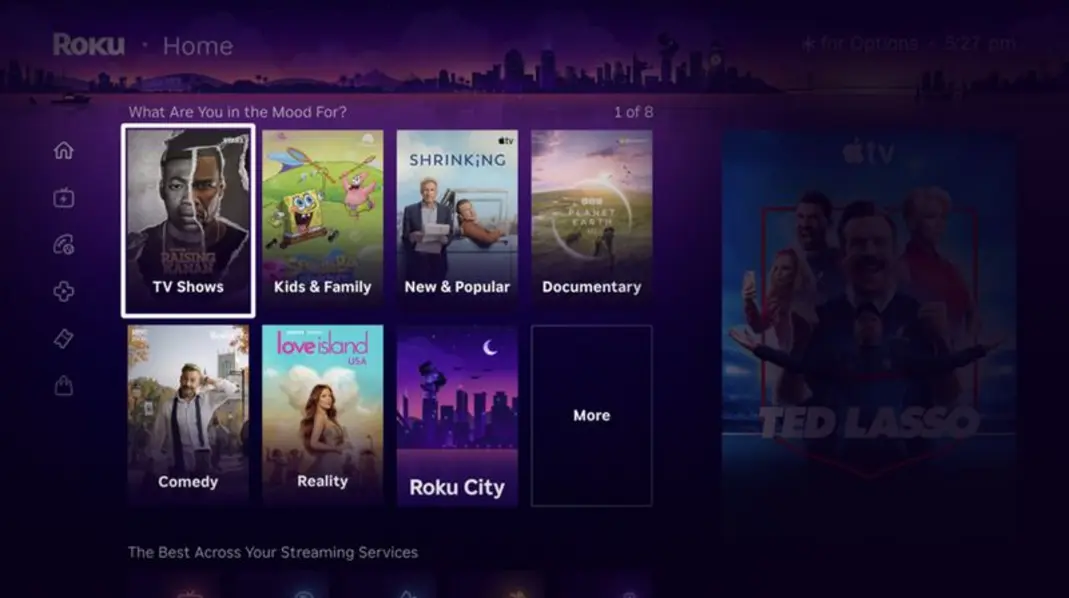 Roku представила обновленный домашний экран