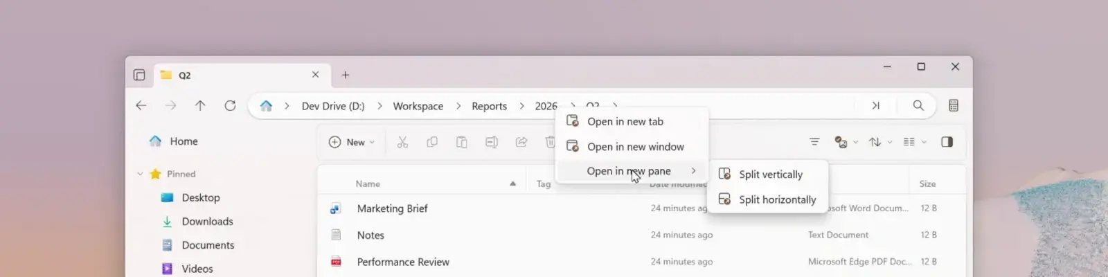 Популярный файловый менеджер Files для Windows 11 получил множество новых функций и улучшений
