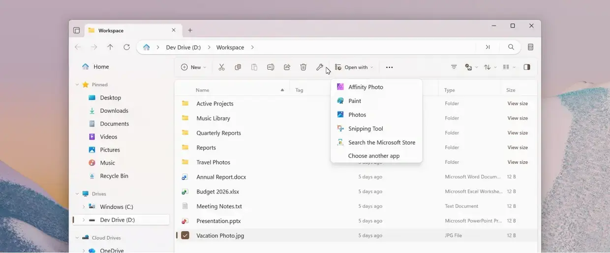 Популярный файловый менеджер Files для Windows 11 получил множество новых функций и улучшений