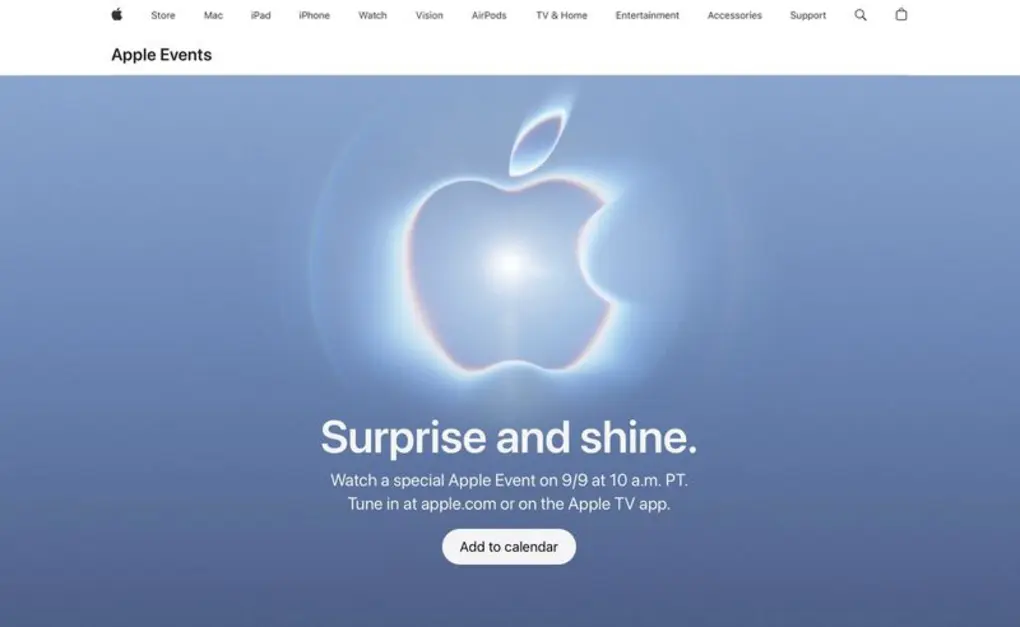 Как посмотреть сентябрьскую презентацию Apple &laquo;Surprise and Shine&raquo; 9 сентября