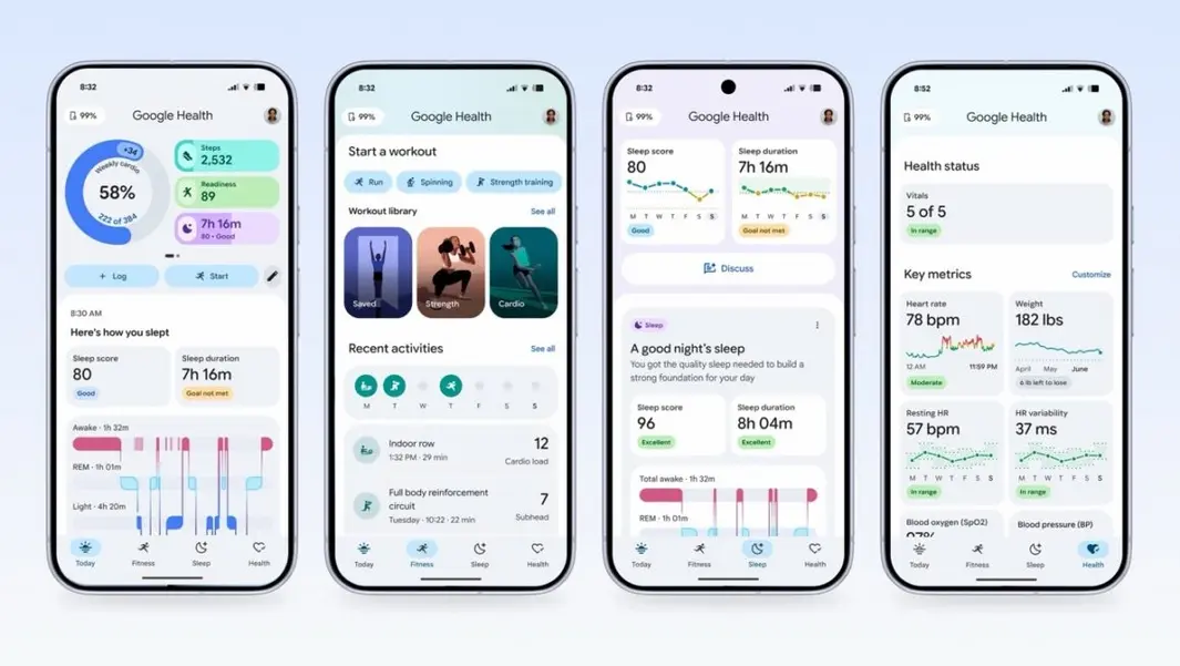 Приложение Fitbit превращается в Google Health