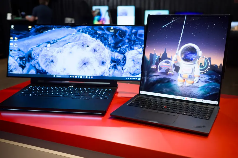 Lenovo полагает, что вам нужен ультраширокий игровой ноутбук со сворачивающимся экраном.