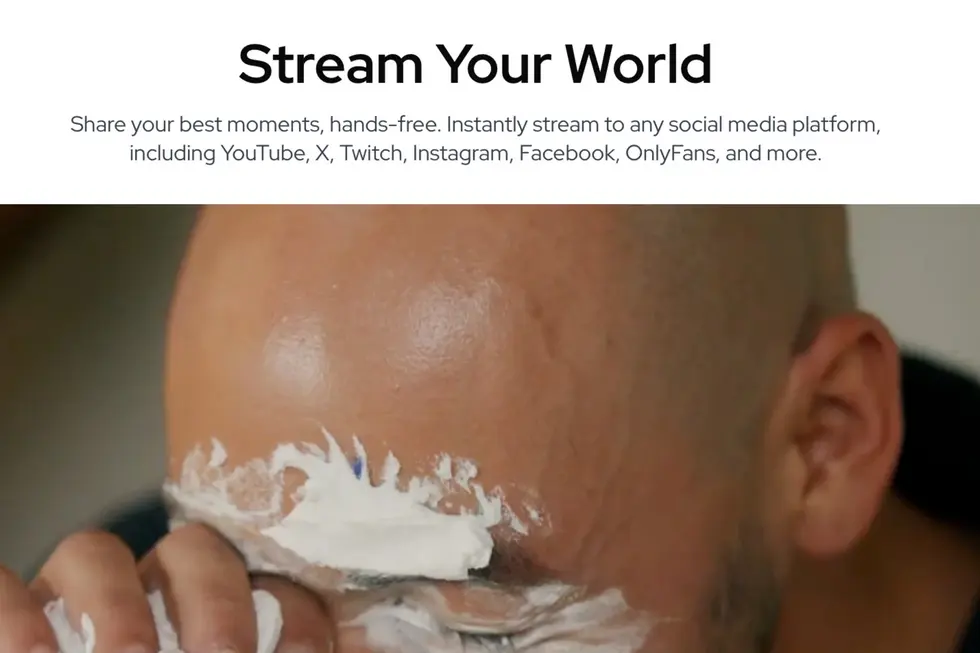 Появились умные очки для прямых трансляций на OnlyFans