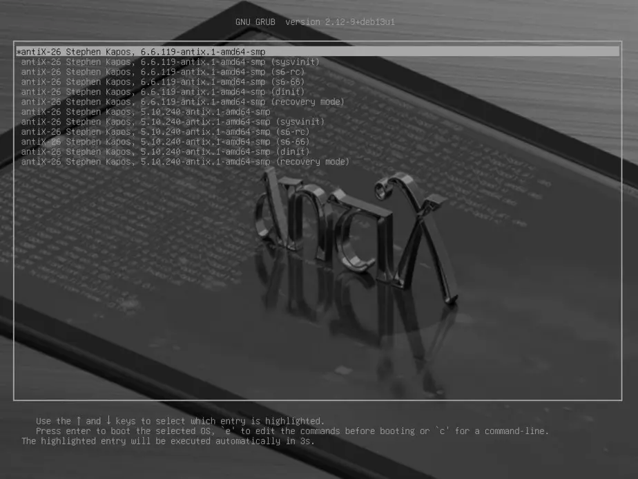 antiX Linux 26 без systemd: Debian 13 в формате &laquo;бонсай&raquo;