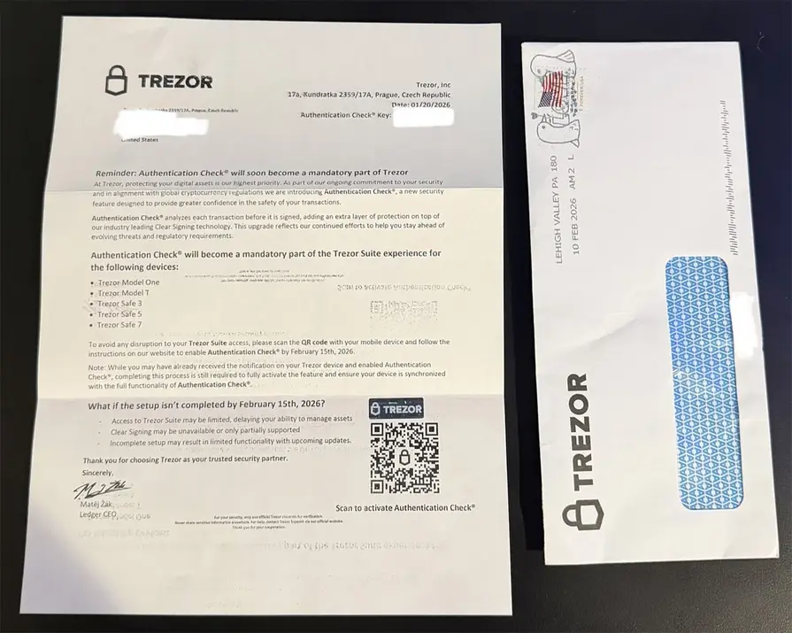 Бумажные письма атакуют владельцев Trezor и Ledger: новая волна краж криптовалюты по почте