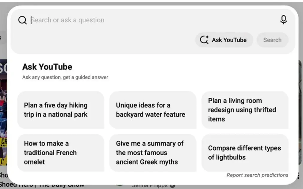 YouTube тестирует функцию &laquo;Ask YouTube&raquo;: разговорный поиск на базе ИИ