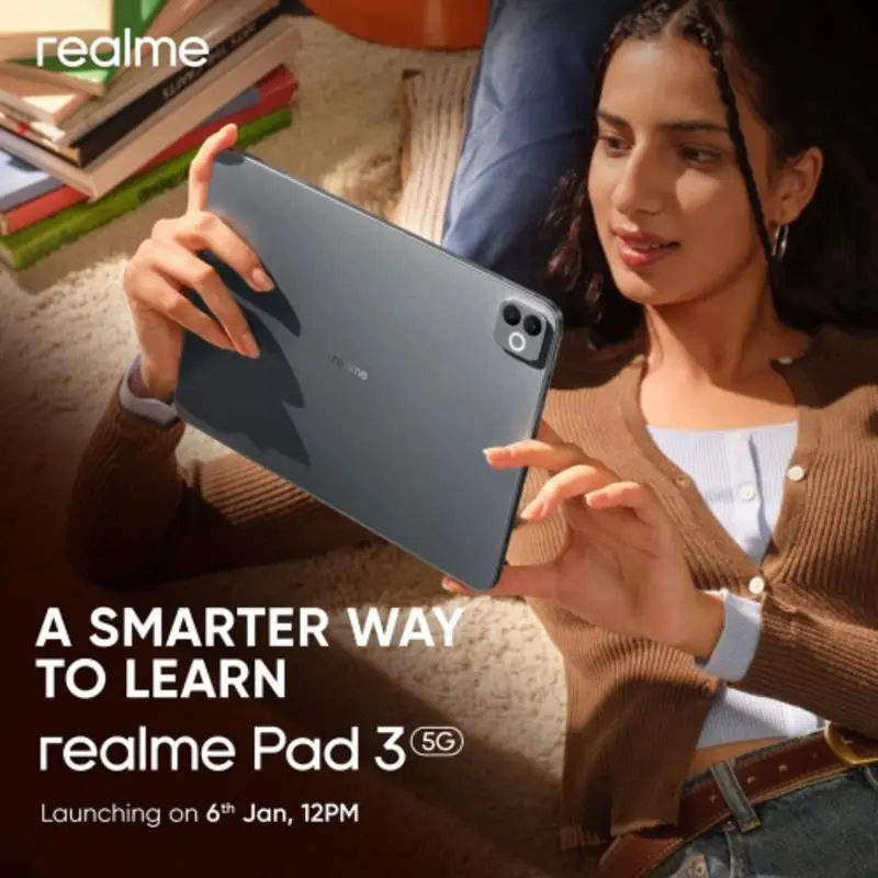 Раскрыты характеристики, дизайн и дата выхода Realme Pad 3.