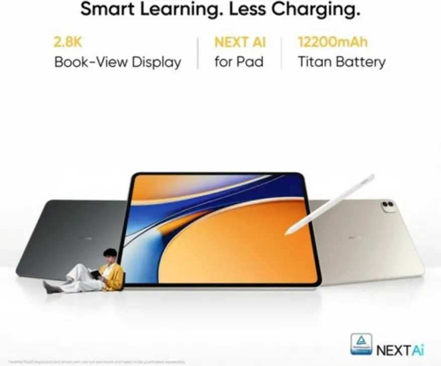 Раскрыты характеристики, дизайн и дата выхода Realme Pad 3.