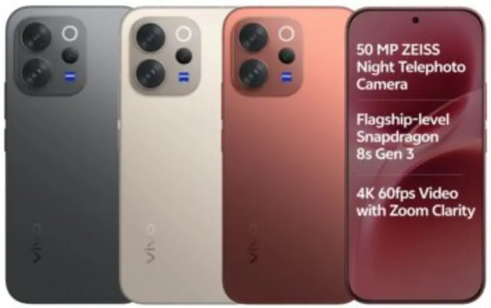 Серия Vivo V70: флагманские функции среднего класса – аккумулятор 6500 мАч, камеры ZEISS и не только