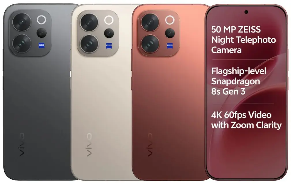 Серия Vivo V70: флагманские функции среднего класса – аккумулятор 6500 мАч, камеры ZEISS и не только