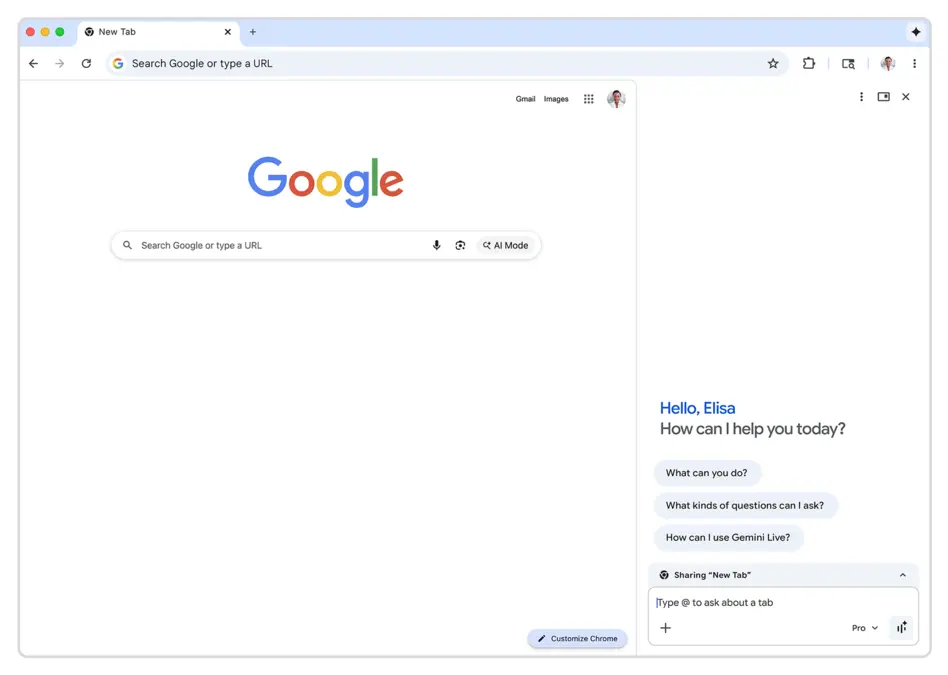 Google Chrome хочет сам просматривать веб-страницы за вас