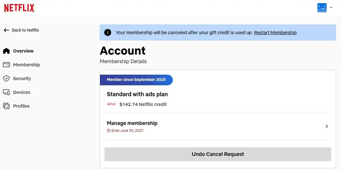 У подарочных карт Netflix есть подвох: подписку по ним невозможно отменить