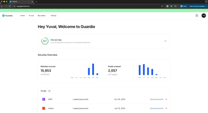 Стартап в области безопасности Guardio привлёк $80 млн от ION Crossover Partners