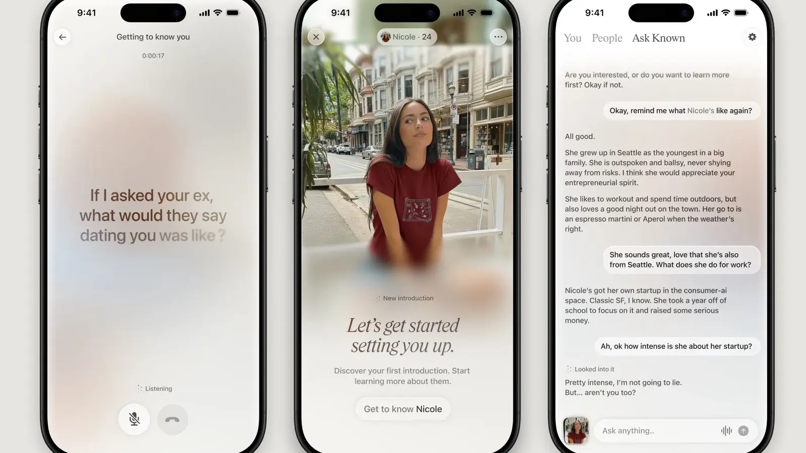 Known использует голосовой ИИ, чтобы помочь вам чаще назначать личные свидания.