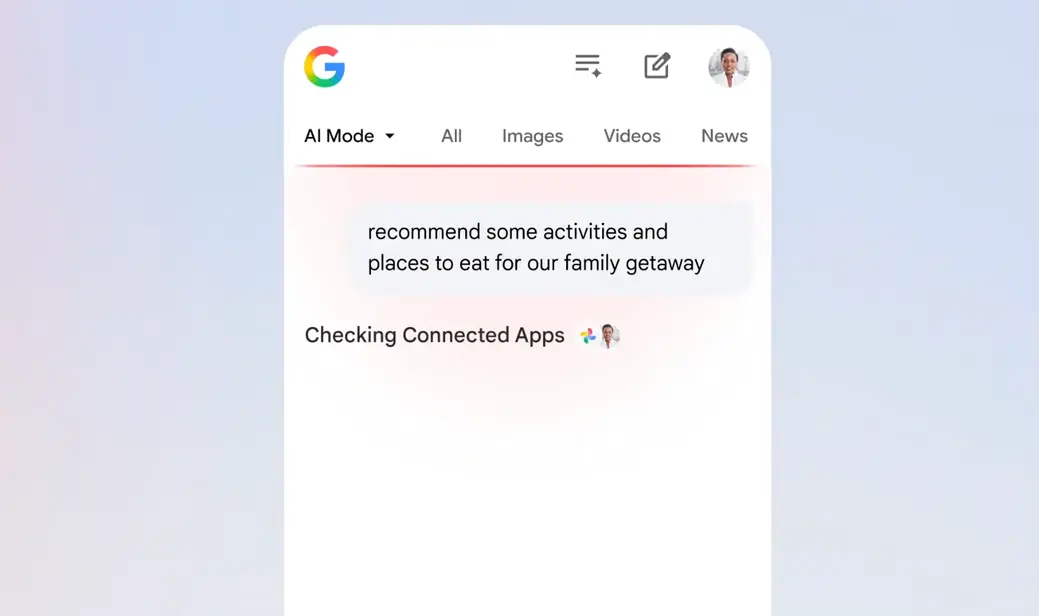 ИИ-режим Google теперь может использовать данные из Gmail и Photos для подготовки персонализированных ответов