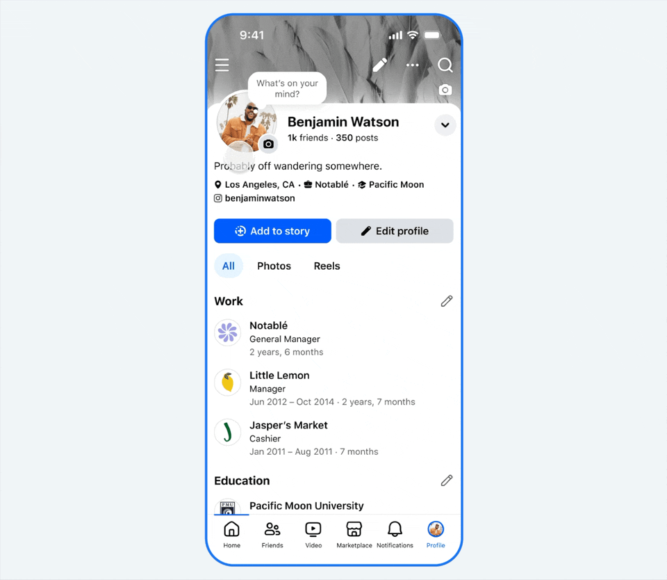 Facebook* добавляет новые функции &laquo;AI&raquo;, анимированные фото профиля и фоны для текстовых постов