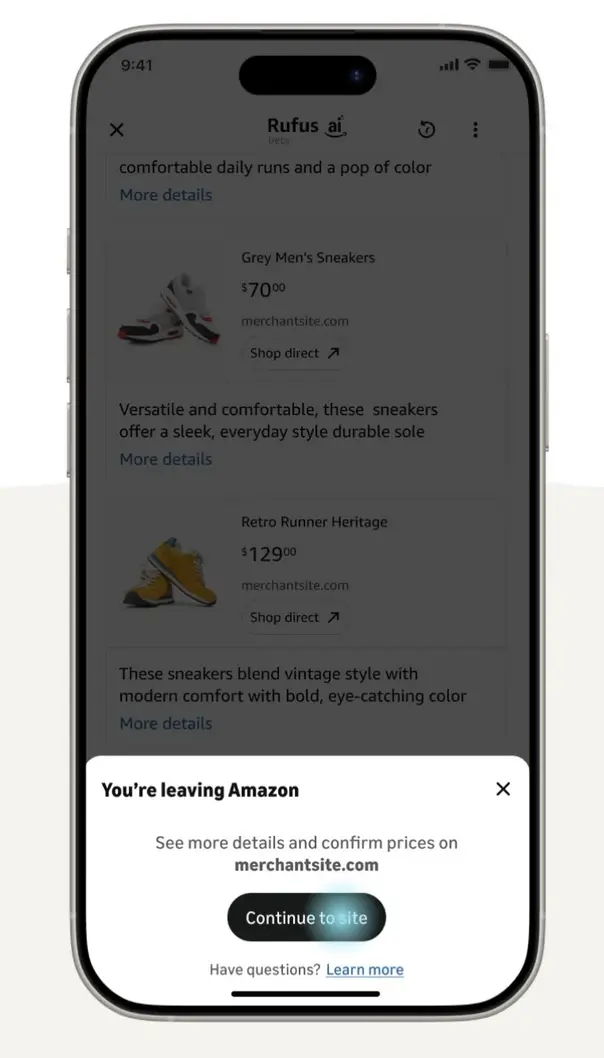 Amazon расширяет программу использования ИИ для покупок на сторонних сайтах