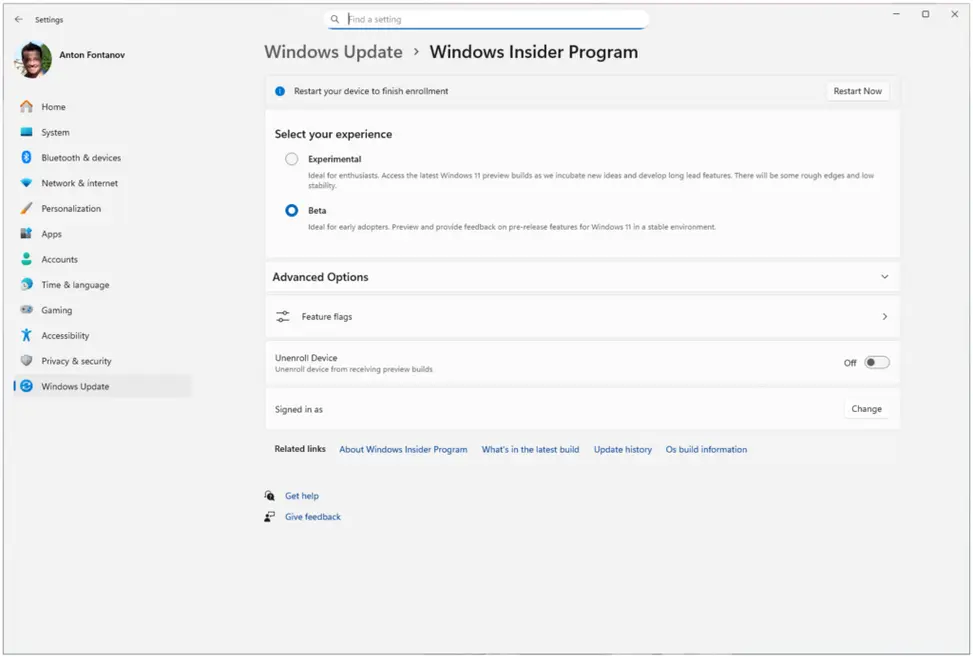 Тестирование Windows 11 возвращается в будущее с новыми планами Insider