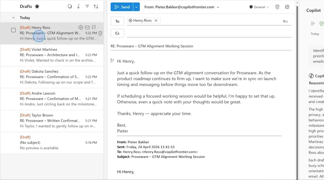 Умный Outlook от Microsoft использует AI-агентов для экономии вашего времени