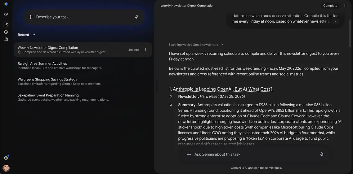 Я испытал ИИ-ассистента Gemini Spark от Google, и он чертовски полезен