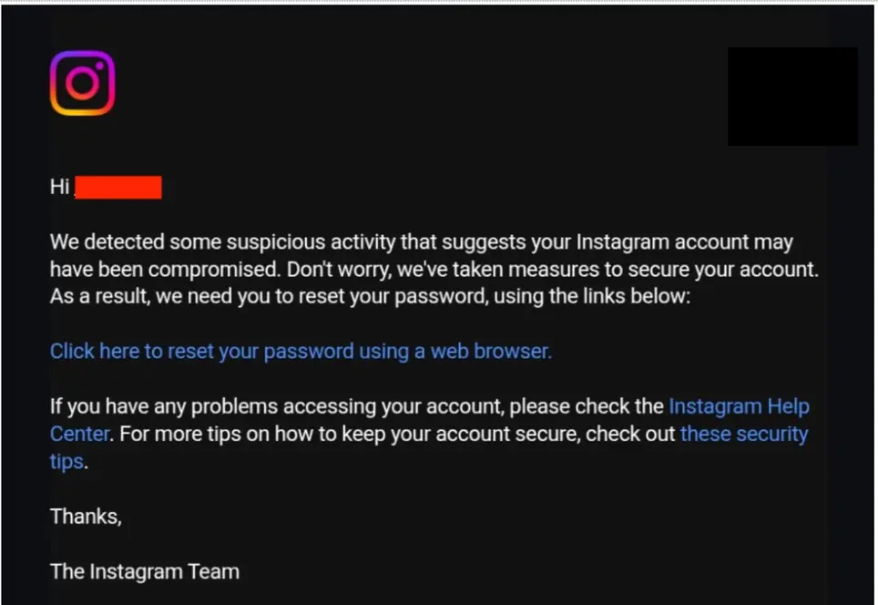 Instagram*  предупреждает пользователей, ставших целями хакерских атак с использованием ИИ-чат-ботов