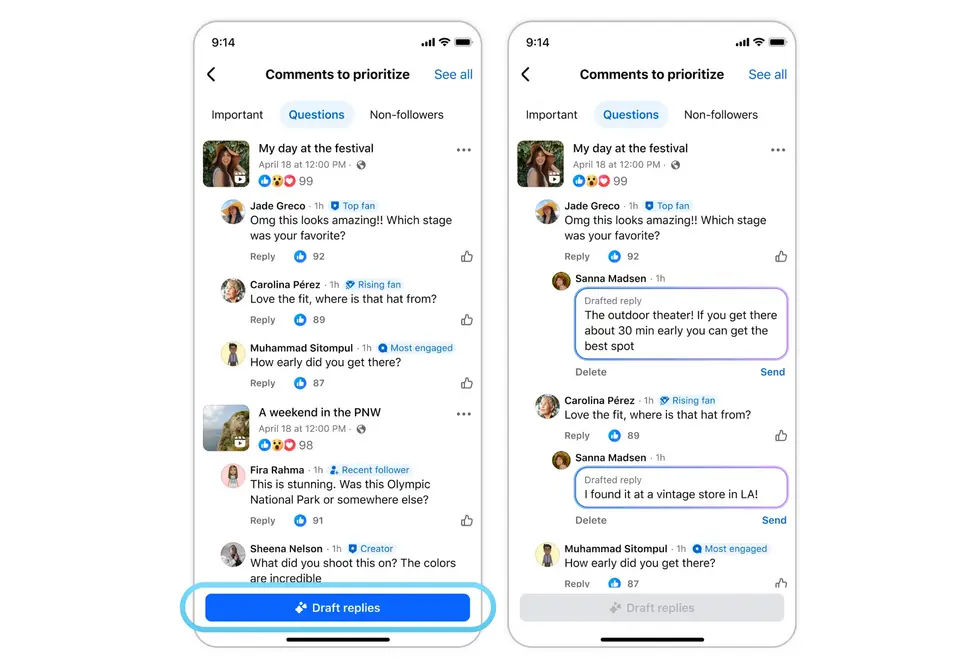 Facebook* запускает AI-компаньон для авторов контента