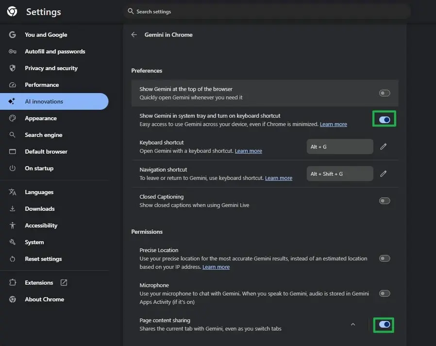 Прекратите засорение: отключите функции ИИ в Chrome.