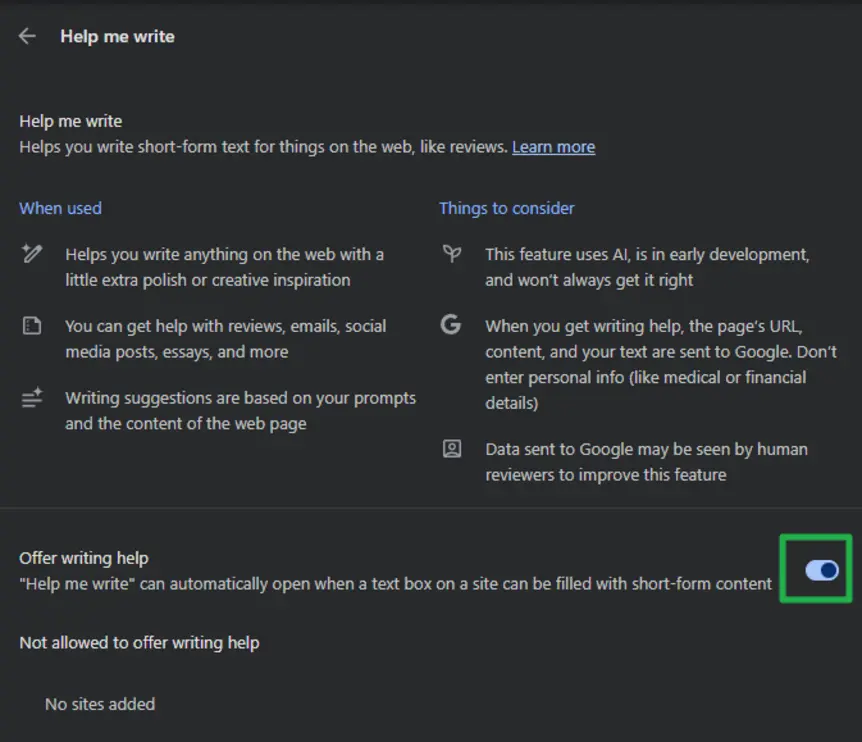 Прекратите засорение: отключите функции ИИ в Chrome.