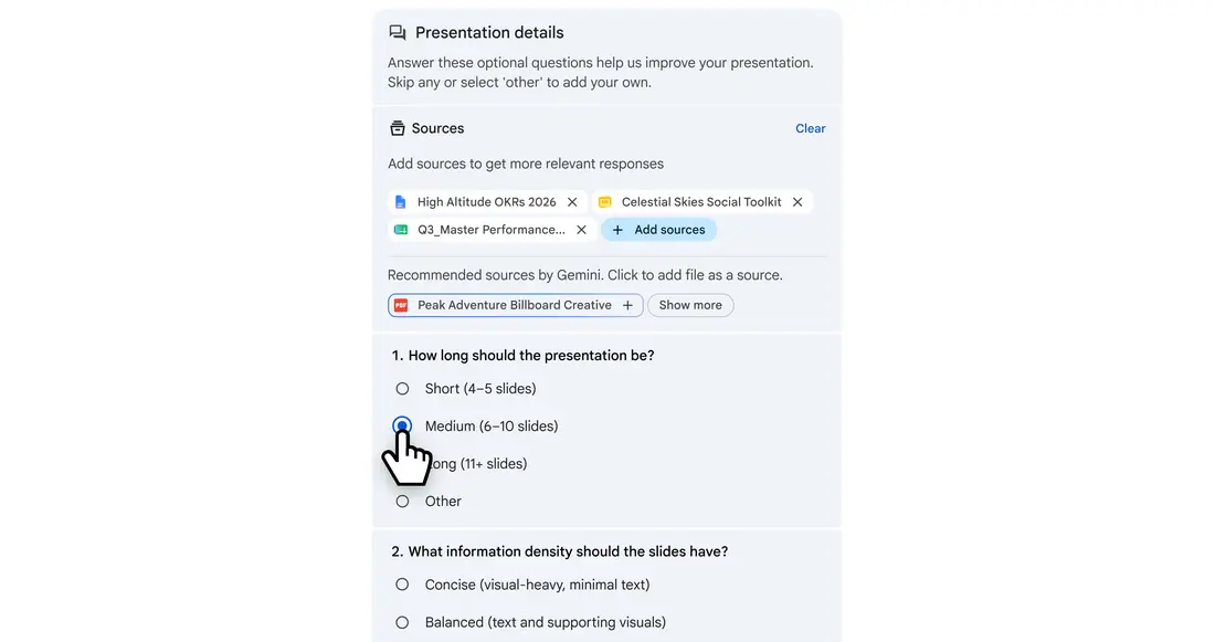 Google Slides вслед за PowerPoint внедряет создание презентаций по текстовому запросу с помощью ИИ