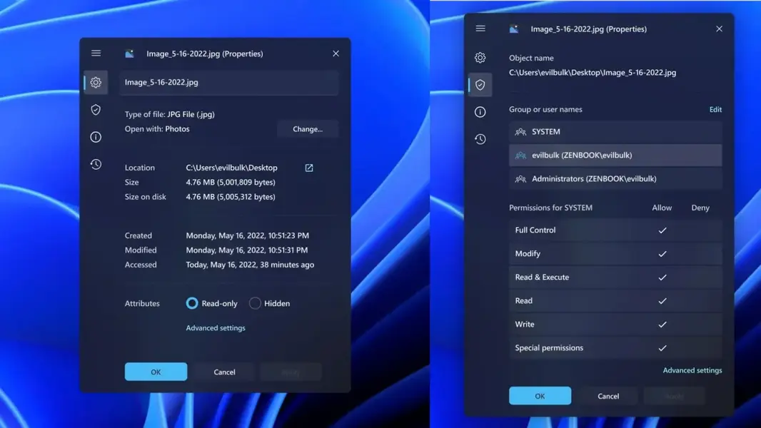 Концепции окна свойств Windows 11 раскололи пользователей