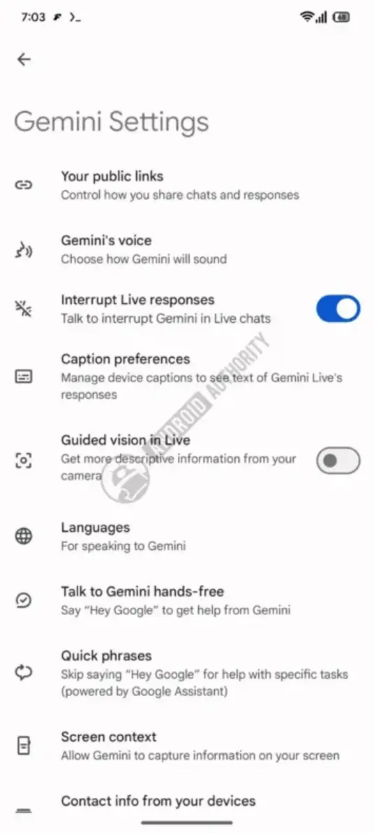 Gemini Live может скоро позволить отключать «Guided Vision» для выделения объектов через камеру в реальном времени
