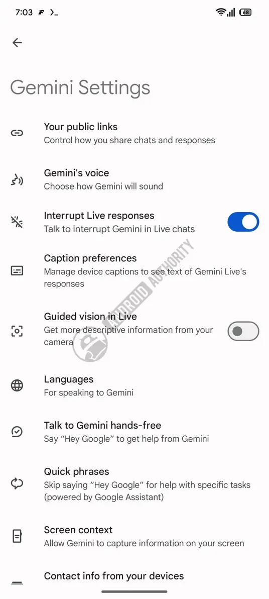 Gemini Live может скоро позволить отключать «Guided Vision» для выделения объектов через камеру в реальном времени