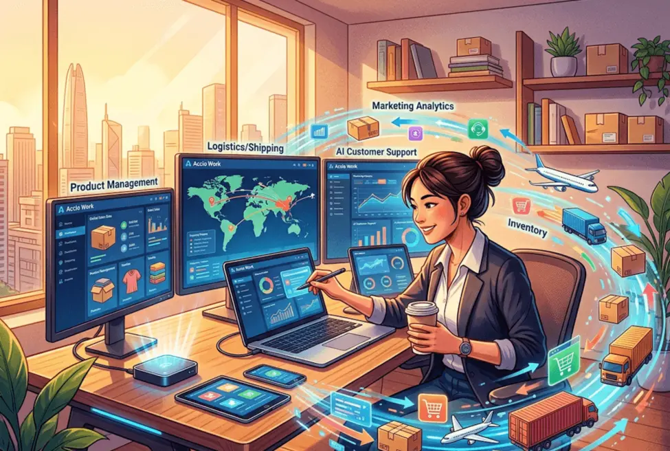 Alibaba запускает AI-агента Accio Work для глобальных продавцов
