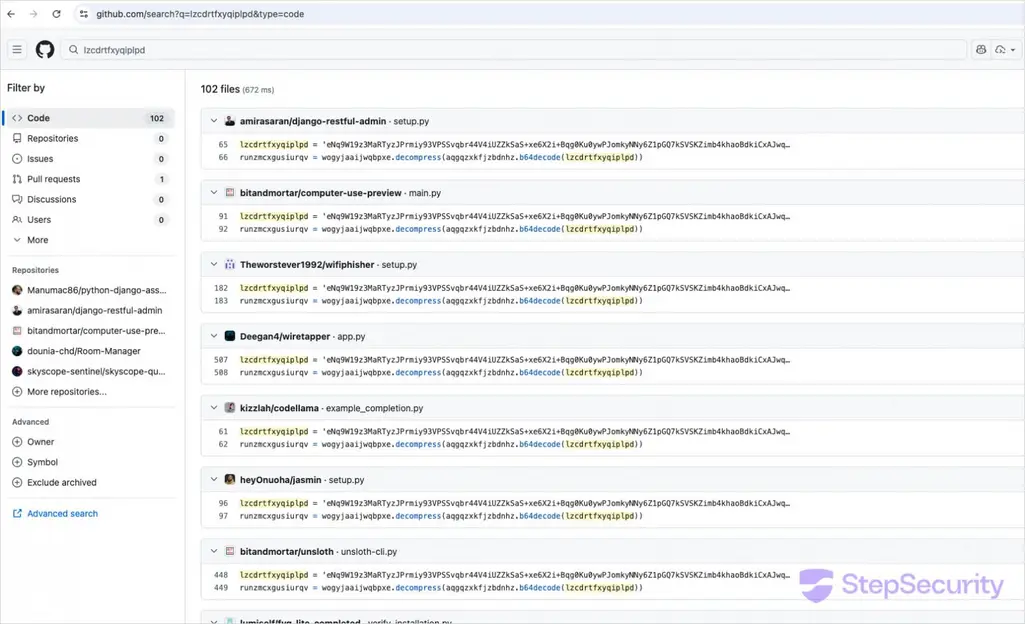 Вредонос GlassWorm атаковал более 400 репозиториев на GitHub, npm, VSCode и OpenVSX