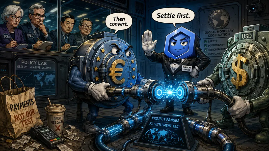 Новый проект Chainlink по созданию стейблкоинов нацелился на капитал, замороженный в банковских FX-расчетах