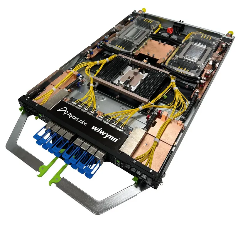 Ayar Labs и Wiwynn объединились для создания серверной стойки с 1024 GPU на базе фотоники