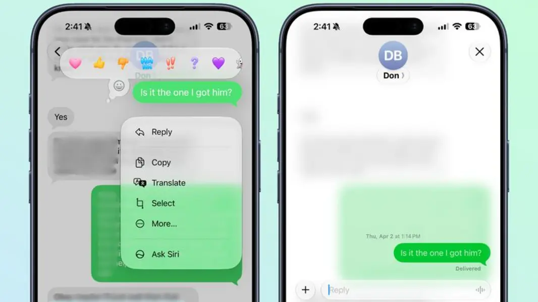 Во второй бета-версии iOS 27 появилась поддержка ответов на конкретные сообщения в RCS-чатах между iPhone и Android