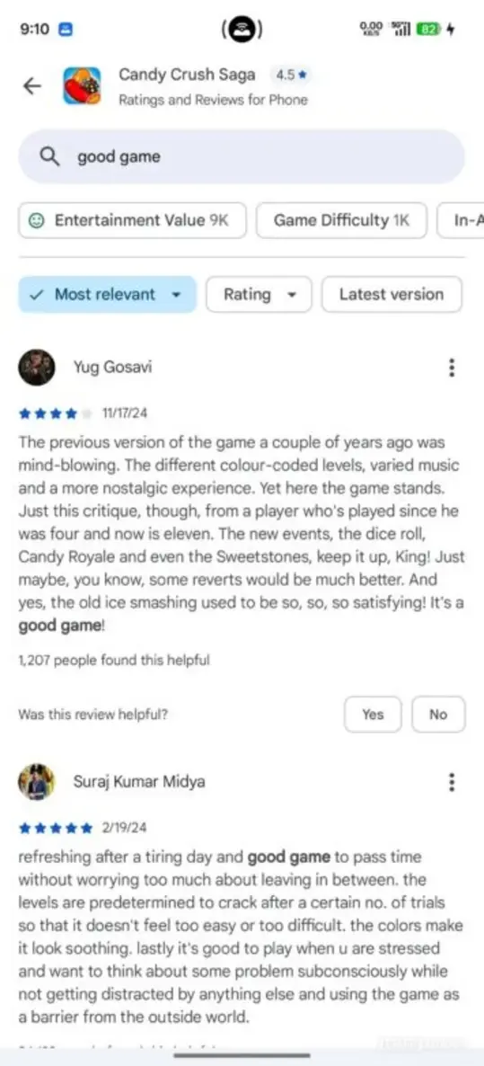 Хватит листать: Google Play Store упрощает поиск по отзывам о приложениях