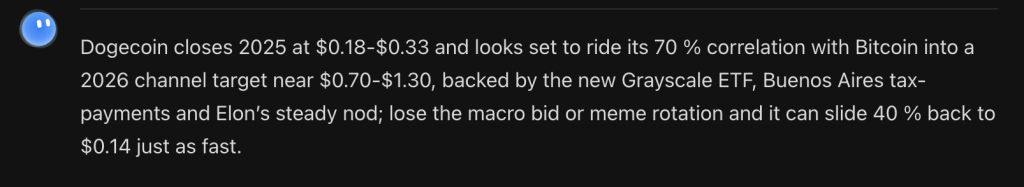 Новый китайский ИИ предсказывает цены XRP, Shiba Inu и Dogecoin к концу 2025 года
