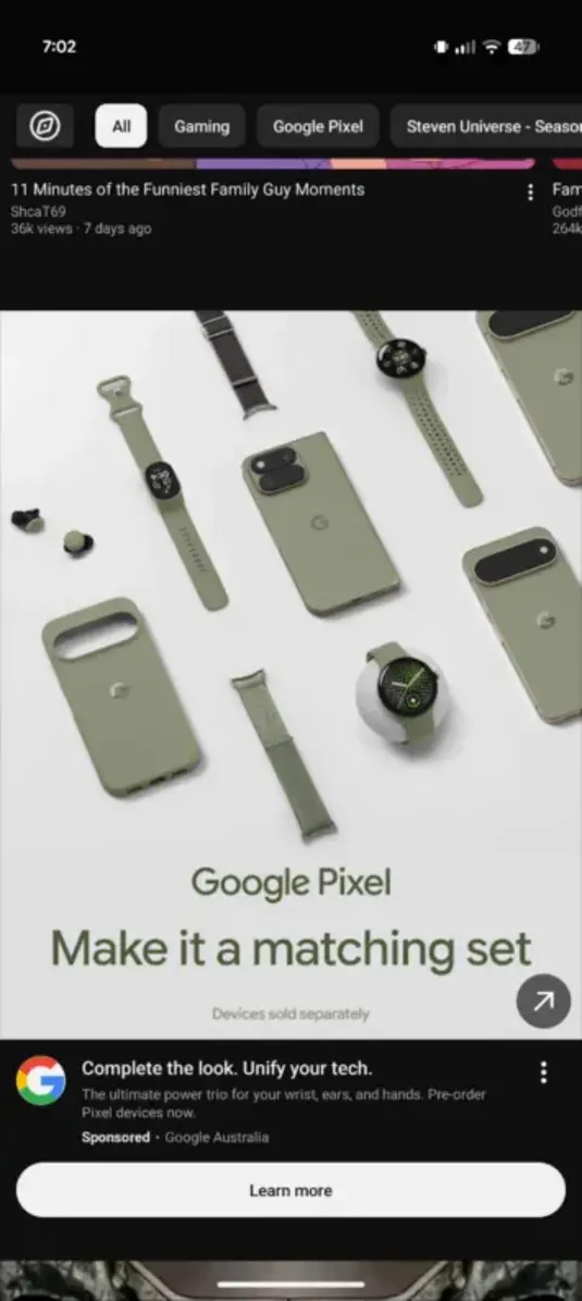 Загадочный носимый гаджет Google засветился в рекламе Pixel 11 — никто не может объяснить, что это
