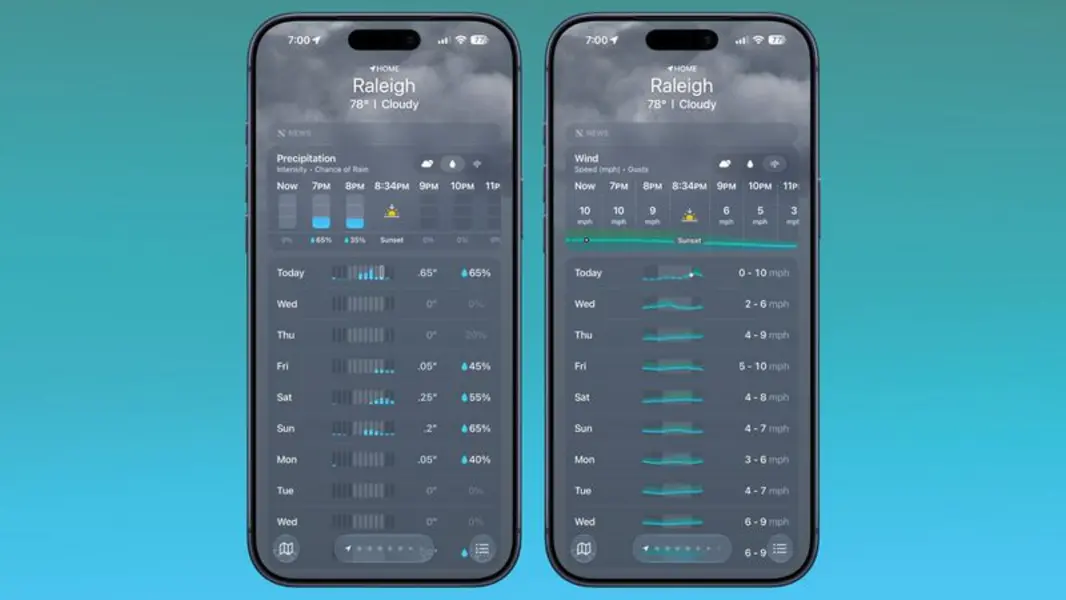 Приложение &laquo;Погода&raquo; в iOS 27: все новые функции